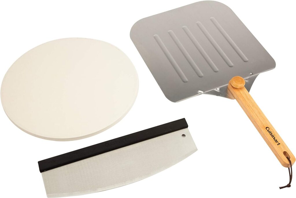 Cuisinart CPS-515 Deluxe Pizza Grilling Pack (Pizza Stone, Pizza Peel, Pizza Cutter)