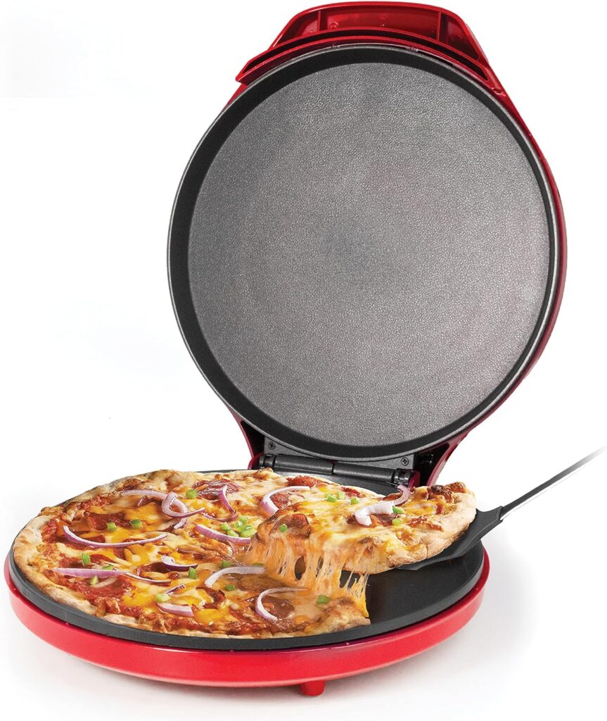 Betty Crocker Countertop Pizza Maker, 1440-Watt Pizza Maker Machine for Home